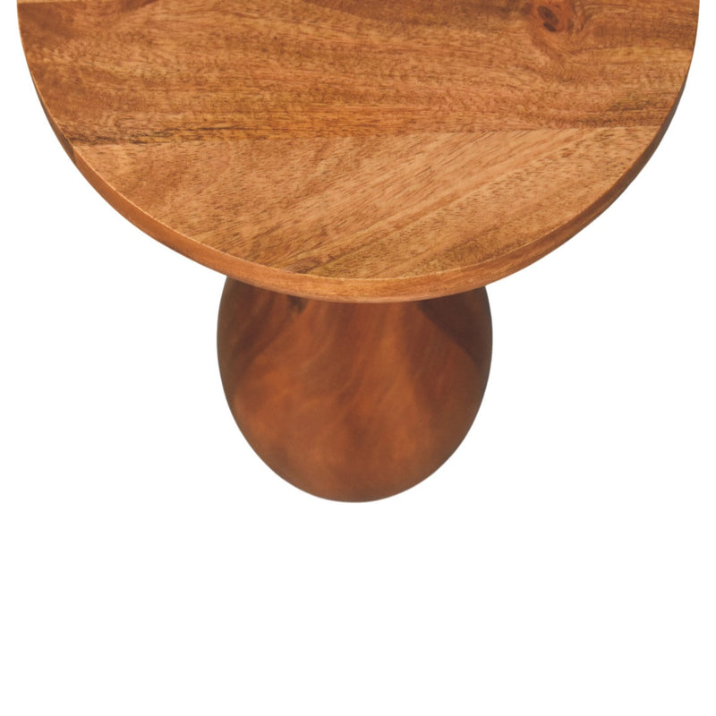 Curved Base Side Table