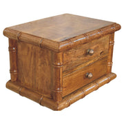 Bamboo Bedside in Amber Oak Finish