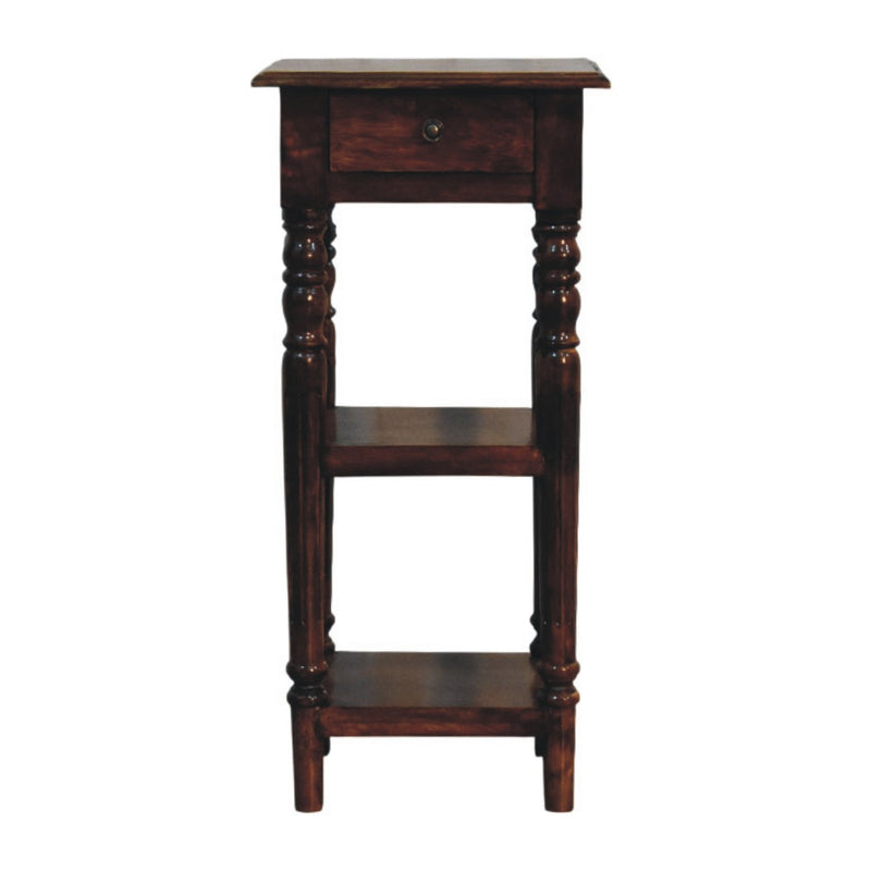 Tall Turned Leg Side Table