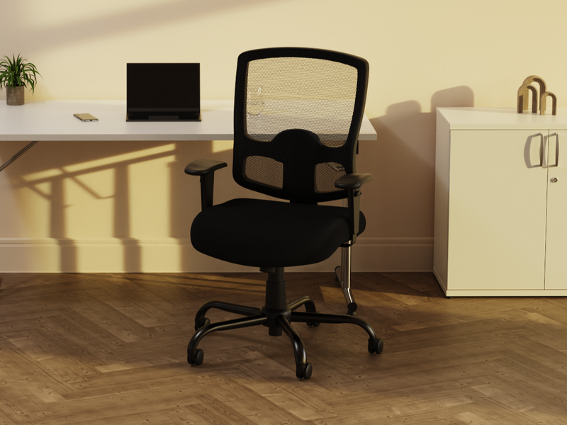 Portland HD High Back Heavy Duty Task Operator Office Chair with Arms