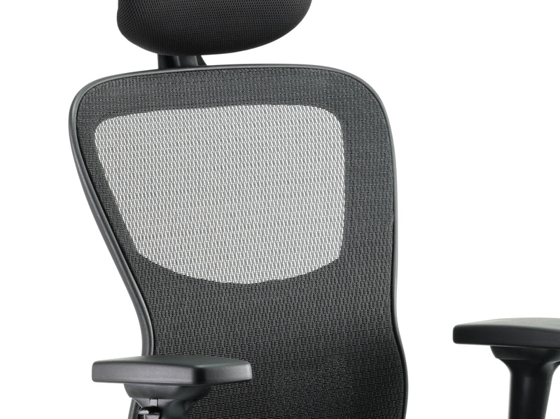 Stealth Shadow High Mesh Back Ergonomic Posture Chair with Arms