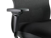 Stealth Shadow High Mesh Back Ergonomic Posture Chair – Black Airmesh with Headrest, lifestyle view