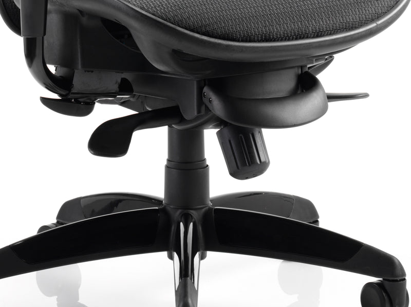 Stealth Shadow High Mesh Back Ergonomic Posture Chair with Arms