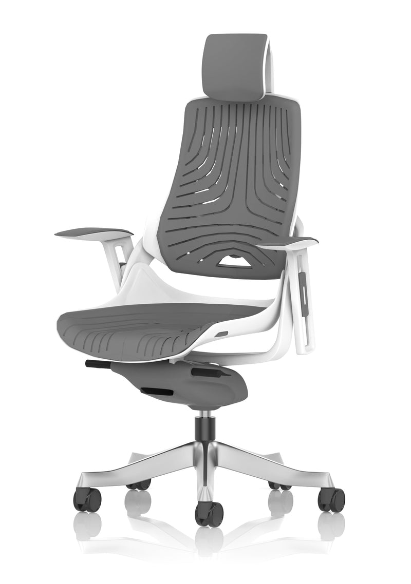 Zure Executive Chair - Elastomer Orange detail