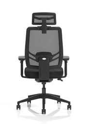 Ergo Twist High Mesh Back Ergonomic Task Operator Office Chair - armrest detail