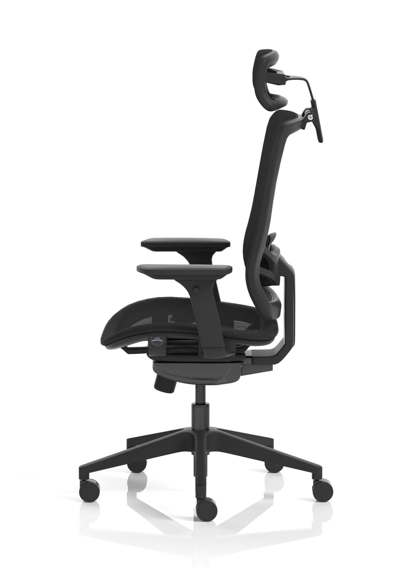 Regent High Mesh Back Ergonomic Task Operator Office Chair - mesh back detail