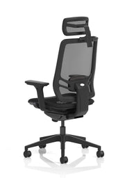 Regent High Mesh Back Ergonomic Task Operator Office Chair - height adjustable arm detail