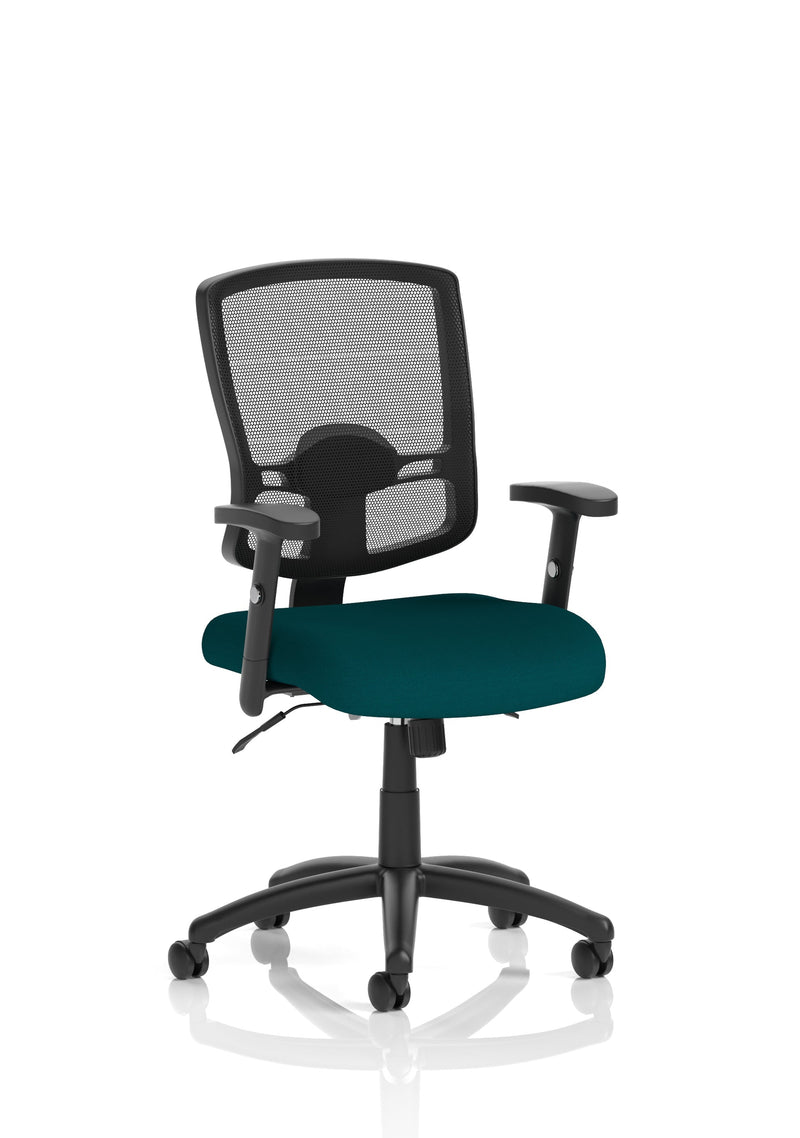 Dynamic Portland II task operator chair in Bespoke Maringa Teal