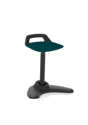 Spry Task Operator Stool – Bespoke Maringa Teal Fabric