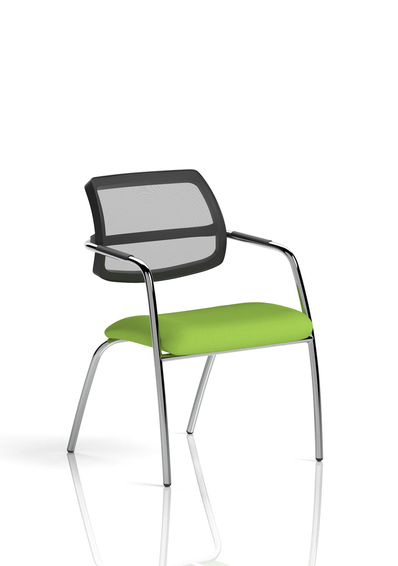 Swift Medium Back Visitor Chair - Bespoke Myrrh Green