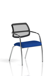 Swift Medium Back Visitor Chair - Bespoke Stevia Blue