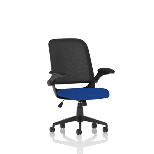 Dynamic Crew task operator chair in Bespoke Stevia Blue fabric colourway