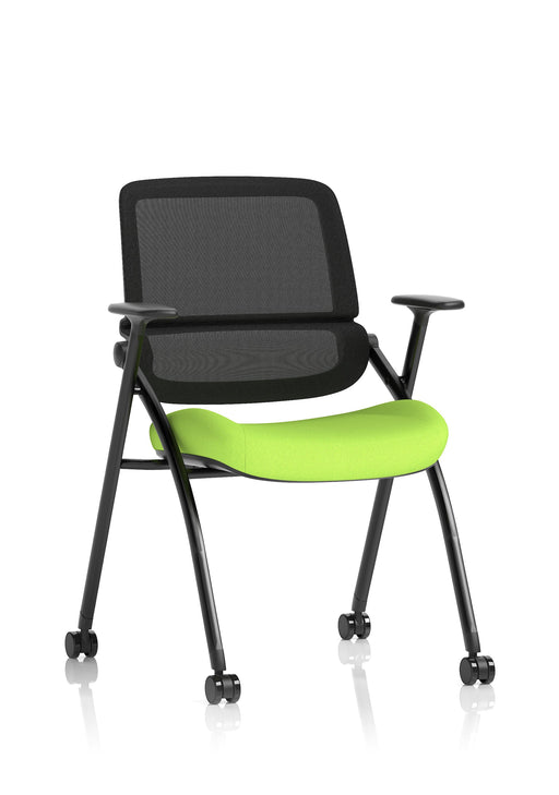 Capra Mesh Back Folding Office Training Chair - Bespoke Myrrh Green