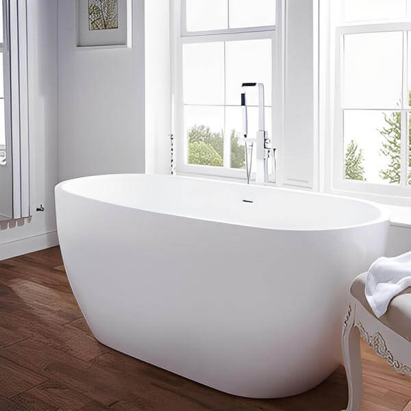 Summit luxury freestanding double ended bath