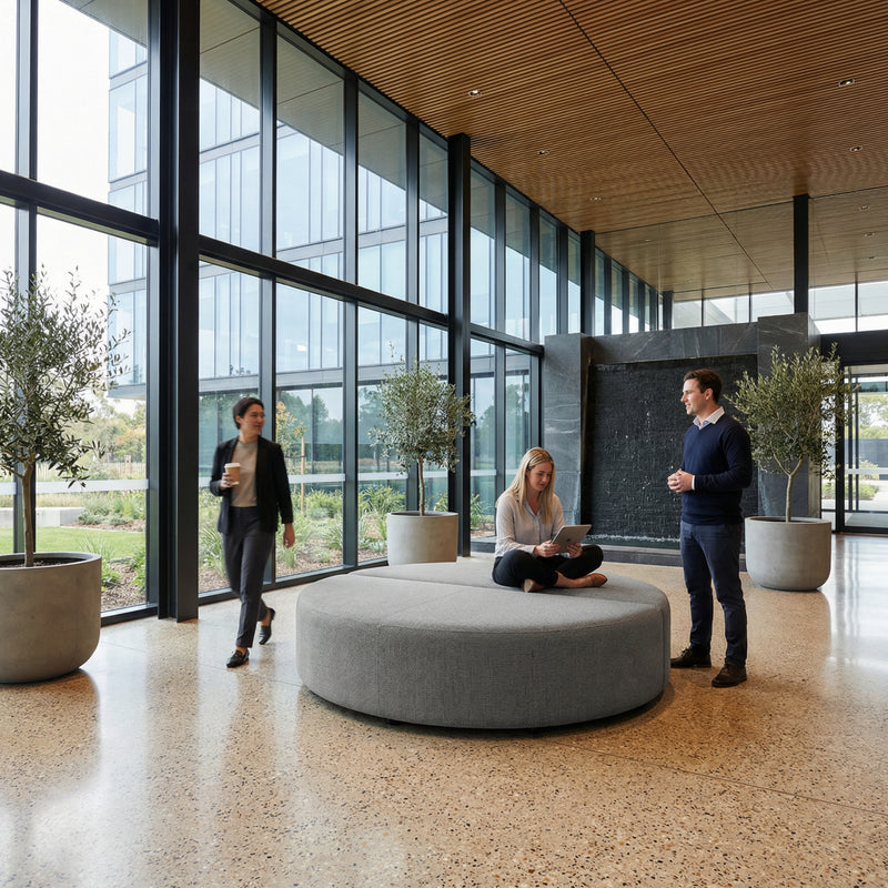 Mawsley Modular Seating D-End Unit