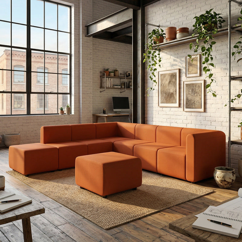 Mawsley Modular Seating Central Backless Unit