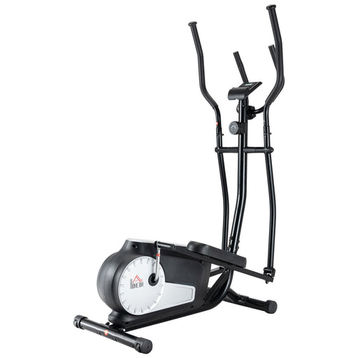 HOMCOM elliptical cross trainer with LCD monitor and adjustable resistance - view 1
