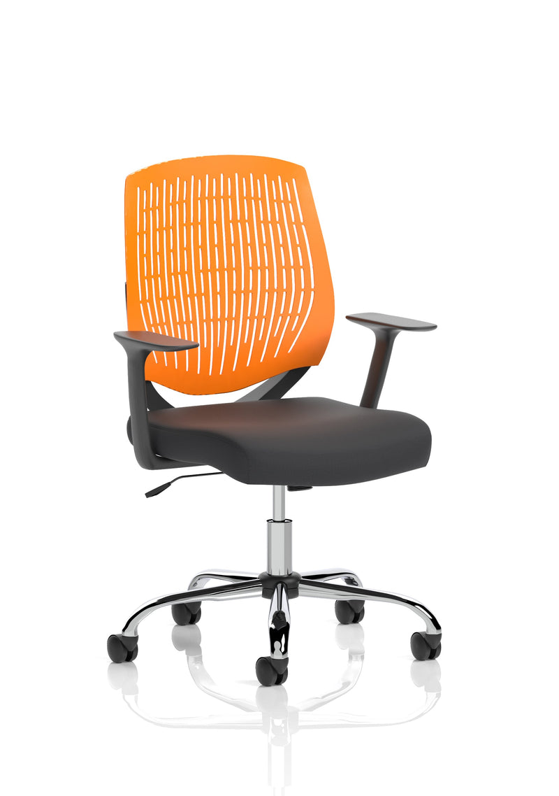 Dynamic Dura task operator chair in Orange