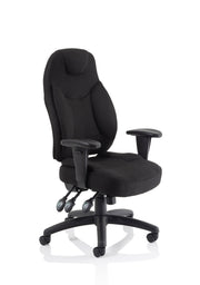 Dynamic Galaxy task operator chair in Black Fabric