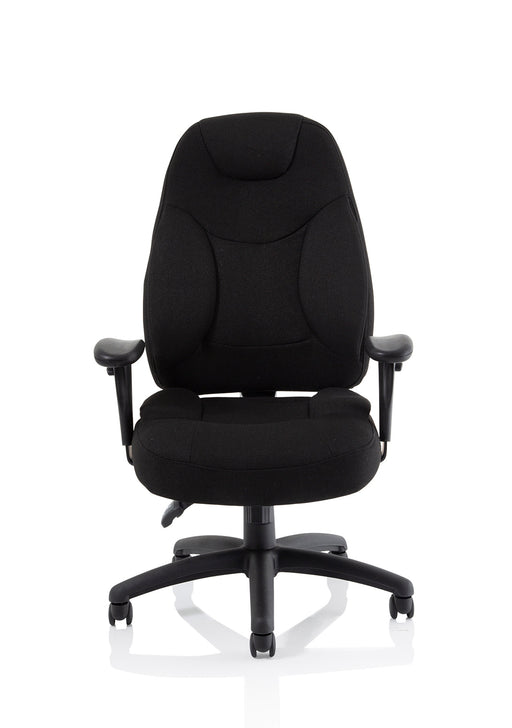Dynamic Galaxy task operator chair - Black Fabric angle