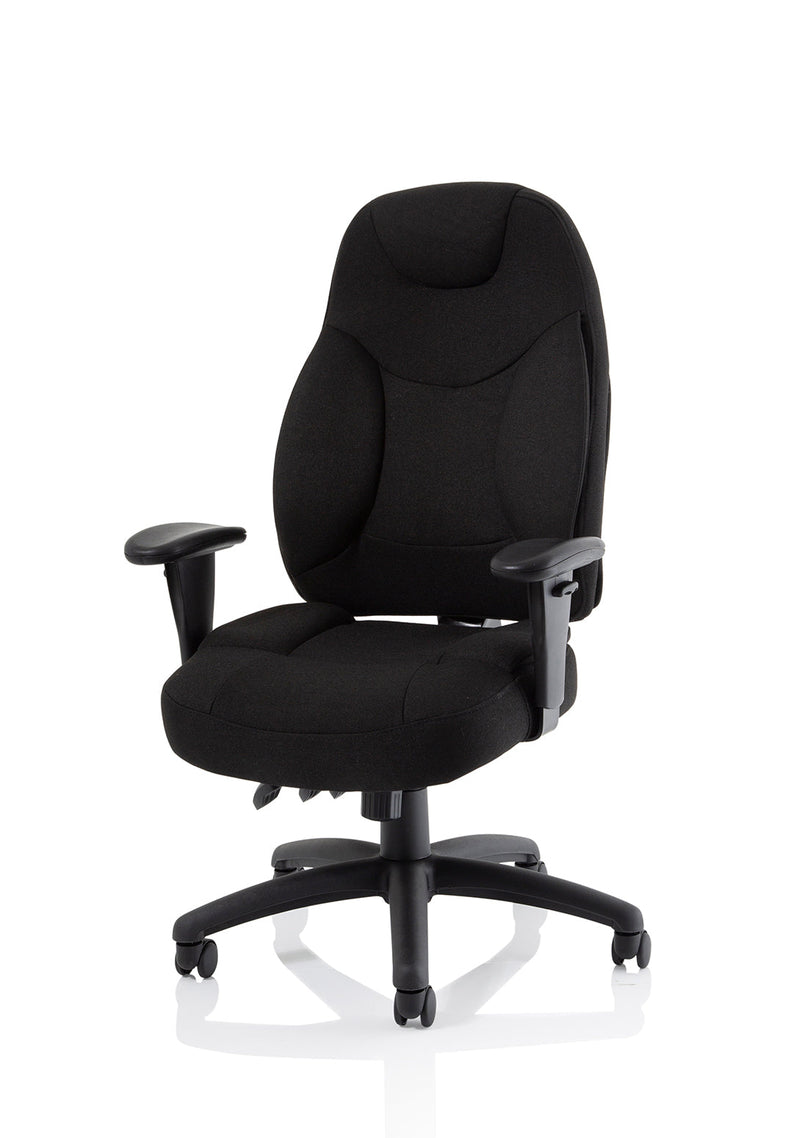 Dynamic Galaxy task operator chair - Black Fabric side