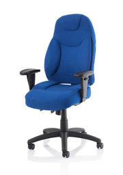 Dynamic Galaxy task operator chair - Blue Fabric side