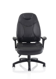 Dynamic Galaxy task operator chair - Black Leather angle