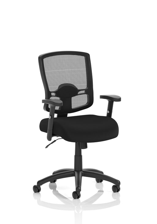 Dynamic Portland task operator chair in Black