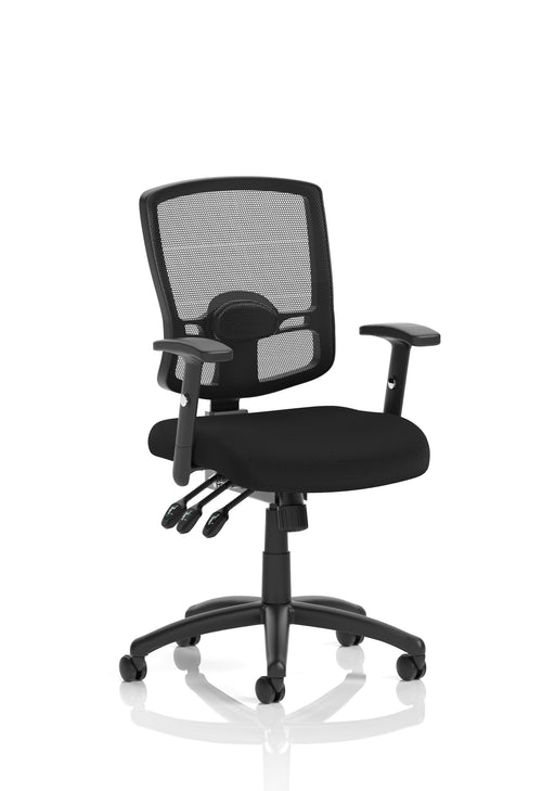 Dynamic Portland III task operator chair in Black