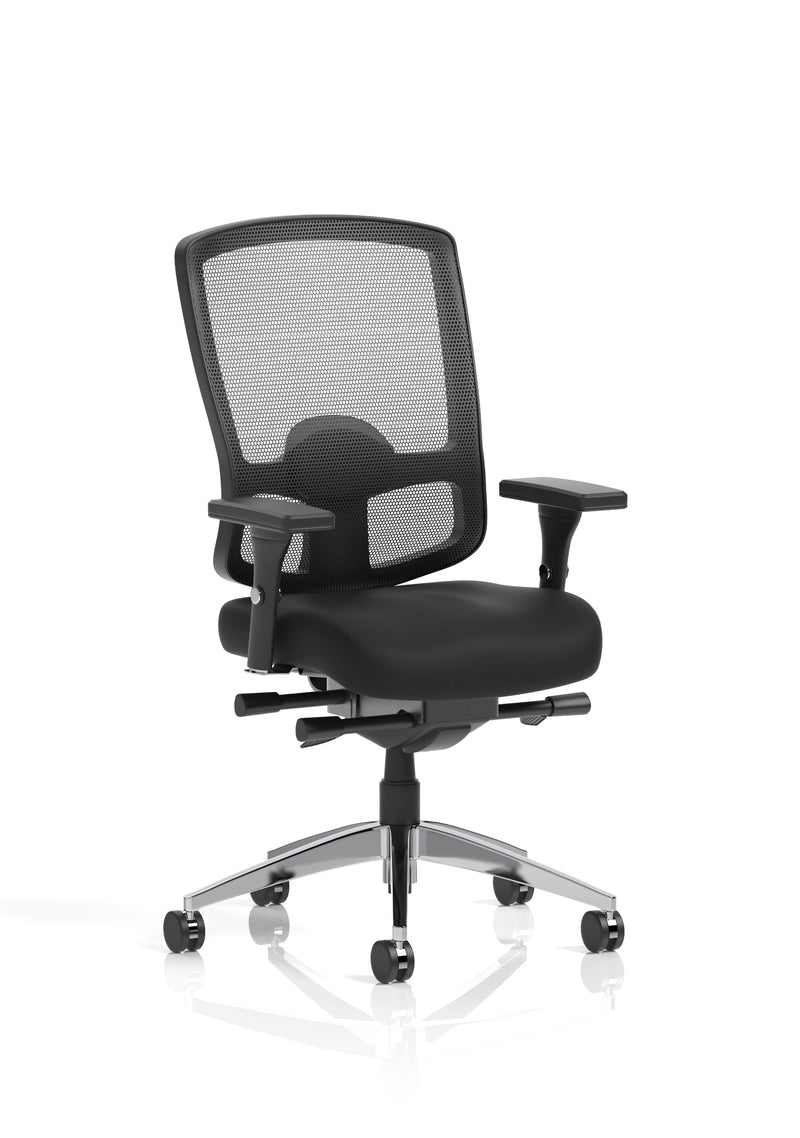 Regent High Mesh Back Ergonomic Posture Chair – Black Mesh, front view