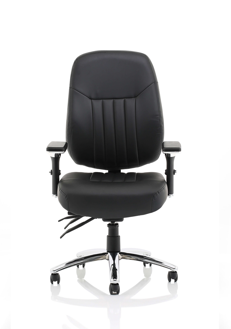Barcelona Deluxe - Black Leather angle