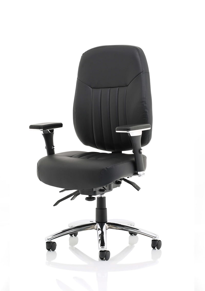 Barcelona Deluxe - Black Leather side