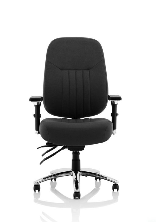 Barcelona Deluxe - Black Fabric angle