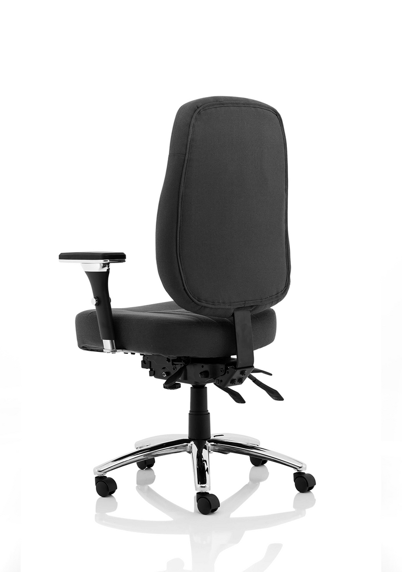 Barcelona Deluxe - Black Fabric side