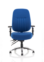 Barcelona Deluxe - Blue Fabric angle