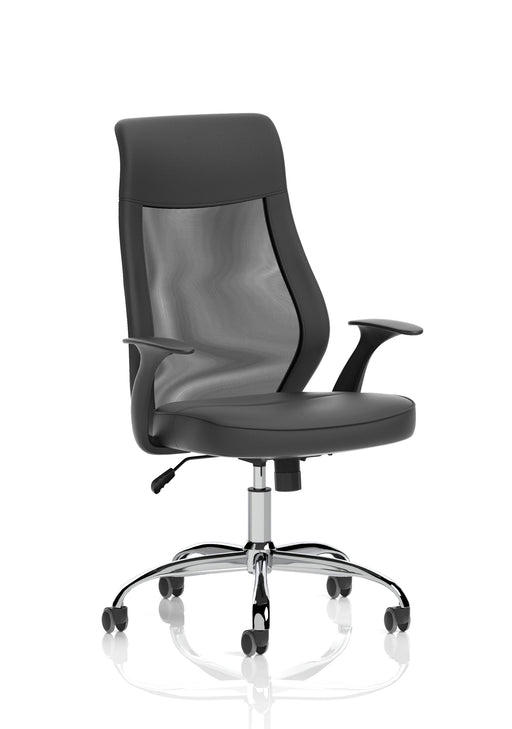 Baye Task Operator Chair - Black Leather