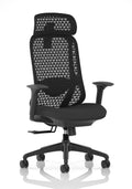 Prism Mesh Back Chair With Height Adjustable Arms with Headrest