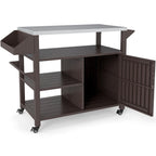 Outdoor Grill Cart with Storage Cabinet