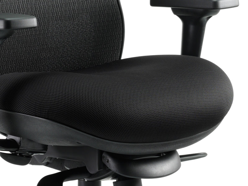 Stealth Shadow High Mesh Back Ergonomic Posture Chair with Arms
