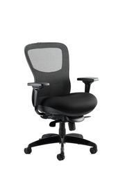 Stealth Shadow High Mesh Back Ergonomic Posture Chair – Black Airmesh, front view
