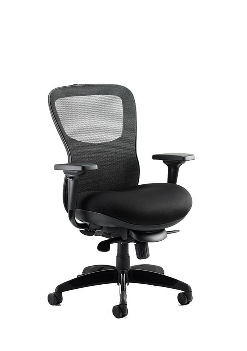 Stealth Shadow High Mesh Back Ergonomic Posture Chair – Black Airmesh, front view