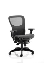 Stealth Shadow High Mesh Back Ergonomic Posture Chair – Black Mesh, front view