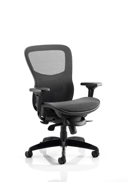 Stealth Shadow High Mesh Back Ergonomic Posture Chair – Black Mesh, front view