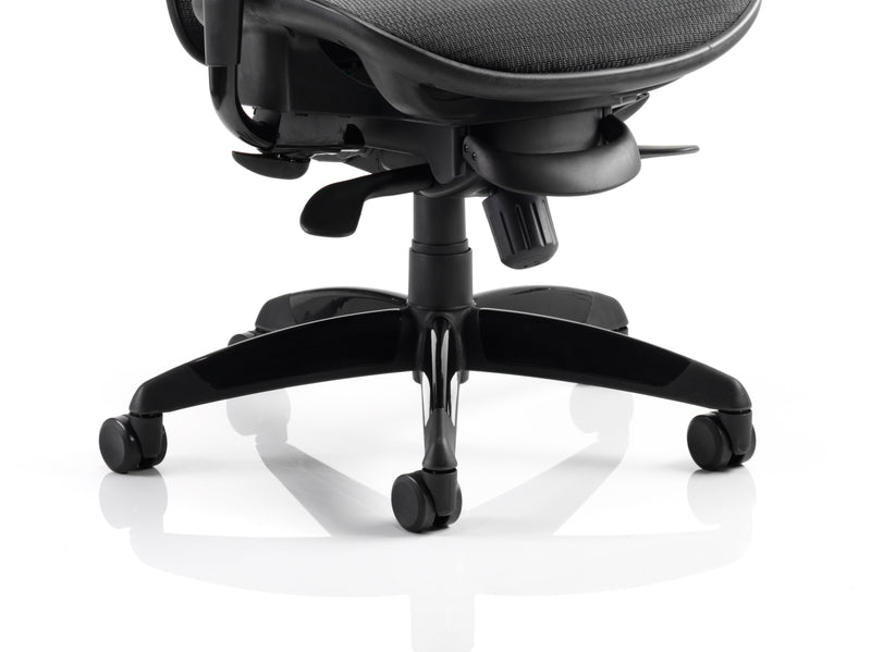 Stealth Shadow High Mesh Back Ergonomic Posture Chair with Arms