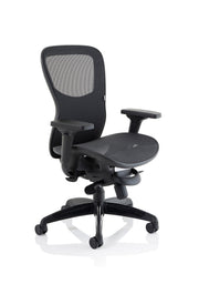 Stealth Shadow High Mesh Back Ergonomic Posture Chair – Black Mesh, side view