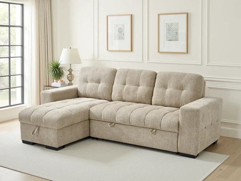 Palermo Universal Corner Sofabed: Stylish, Versatile, Comfortable, Space-Saving Guest Bed - view 9