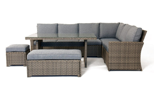 Palma Grey Rattan Garden Lounge Set and Cover Bundle - image 2