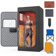 Portable Far Infrared Sauna Box for Home with Heated Foot Pad