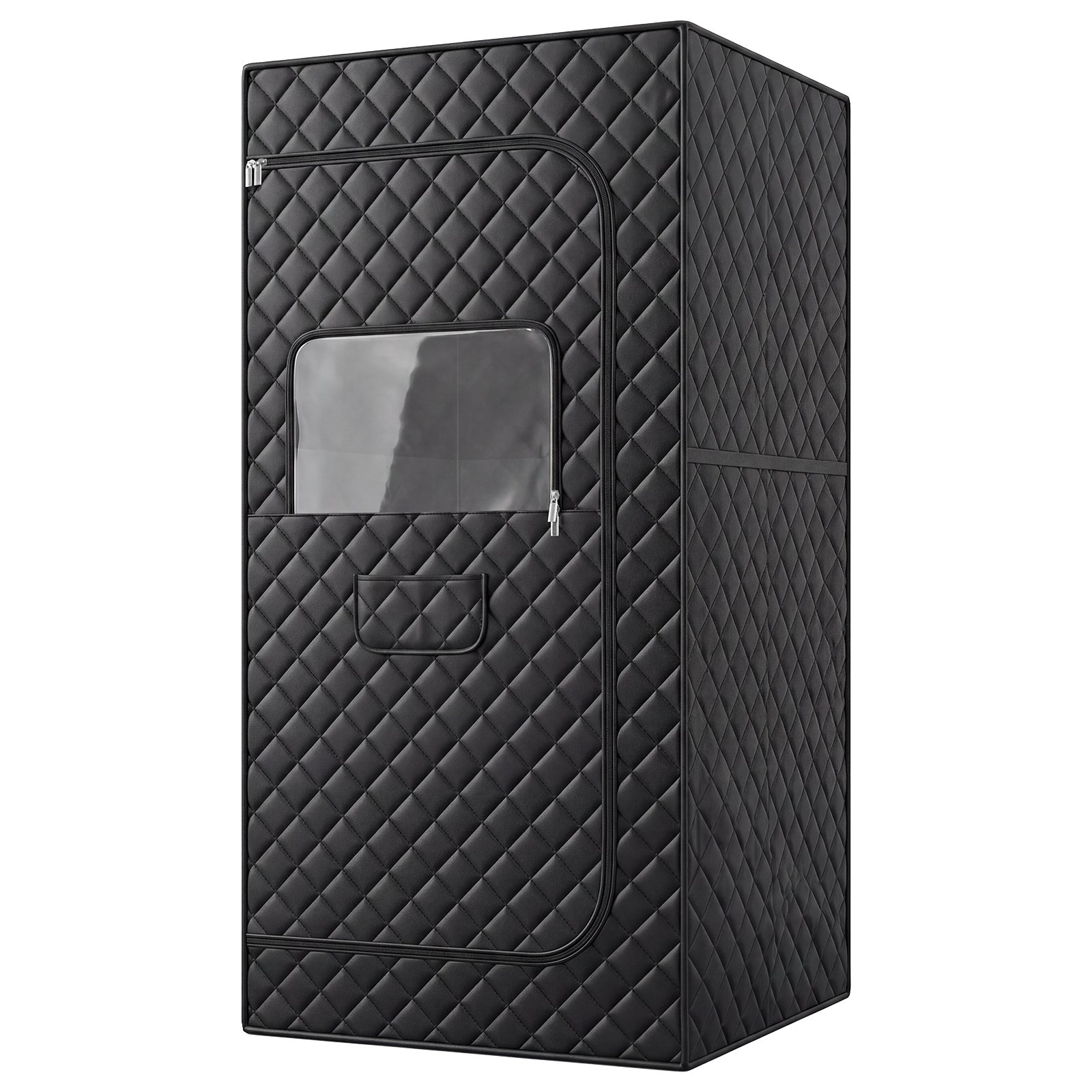 Portable Far Infrared Sauna Box for Home with Heated Foot Pad