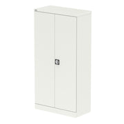 Qube Stationery 2-Door Cupboard With Shelves - 1830mm - White - Homesplex